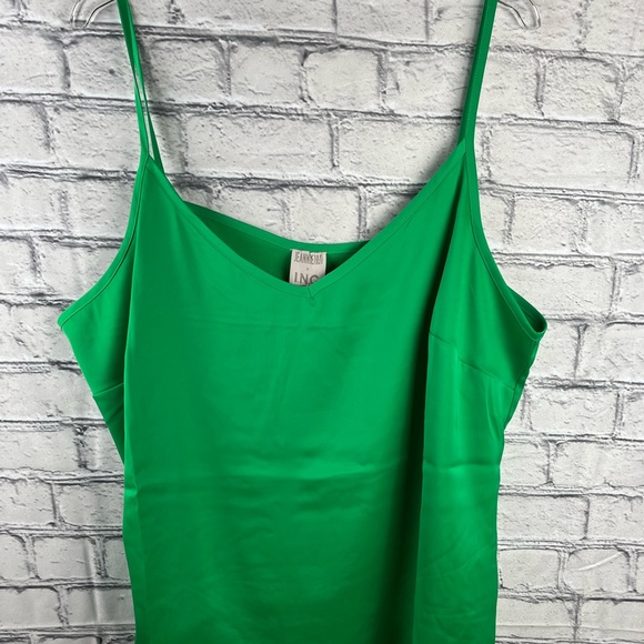 Jeannie Mai x INC International Concepts 1X Womens Thin Straps Top Deep Green - Picture 1 of 4